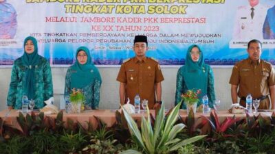Jambore PKK Kota Solok Dihelat, Sportivitas dan Kekompakkan Wajib Dijaga