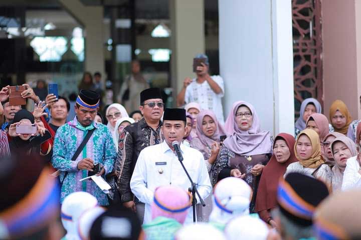 Wakil wali kota beri sambutan