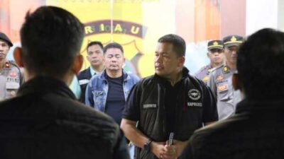 Kapolres Pelalawan beri arahan pada personel