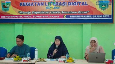 Pembukaan kegiatan literasi digital bagi pelaku UMKM. (kominfo)