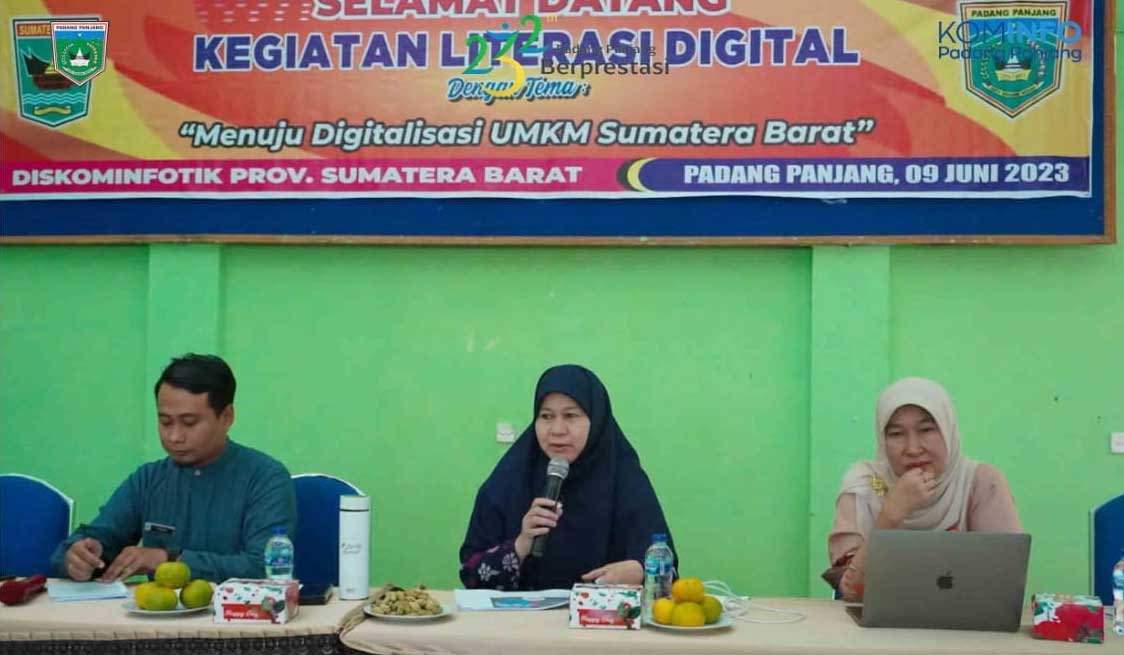 Pembukaan kegiatan literasi digital bagi pelaku UMKM. (kominfo)
