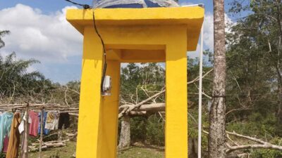 Dulu Warga Pikul Air dari Sumur, Kini Air Bersih Mengalir ke Rumah, Kepala Desa Kasang Limau Sunday Memang Mantap