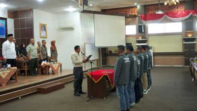 Pelantikan pengurus asosiasi bawang merah Indonesia Kabupaten Solok.