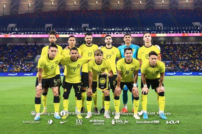 Pemain timnas Malaysia. (FAM)