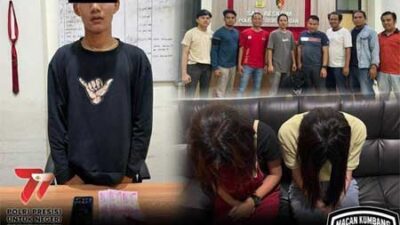 Terduga pelaku muncikari yang diamankan polisi