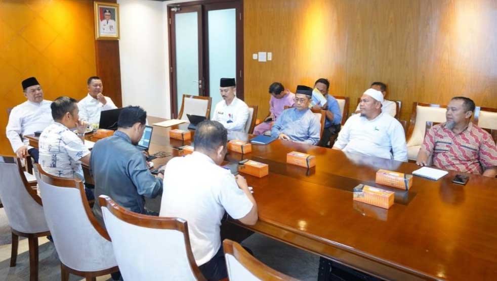 Pemerintah Provinsi Riau rapat koordinasi bersama Pemerintah Kota Pekanbaru dan pihak terkait lainnya. (riau.go.id)