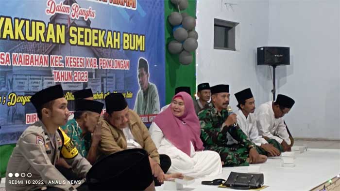 Jajaran forkopimca dan kepala desa hadiri tasyakuran di Desa Kaibahan