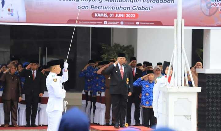Upacara peringatan Hari Lahir Pancasila di Balai Kota Solok