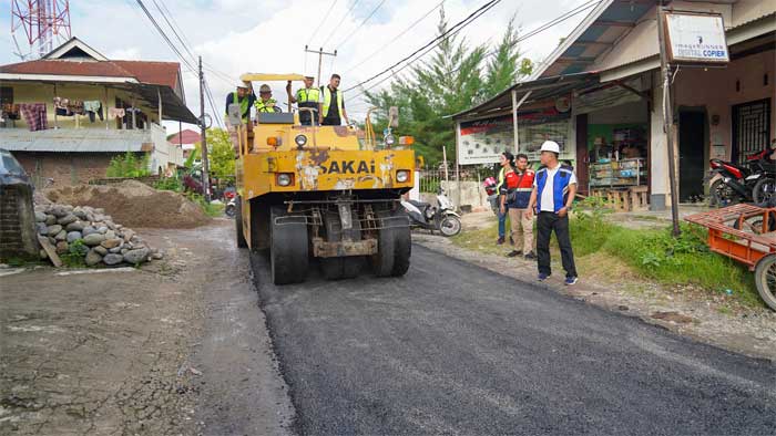 Pembangunan jalan yang jadi prioritas Pemko Padang.