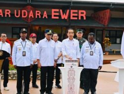 Resmikan Pengembangan Bandara Ewer, Ini Harapan Presiden Joko Widodo