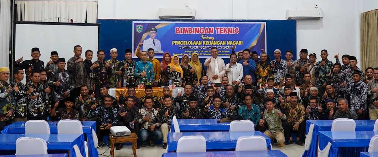 Bupati bersama wali nagari dan BPN se-Kabupaten Solok