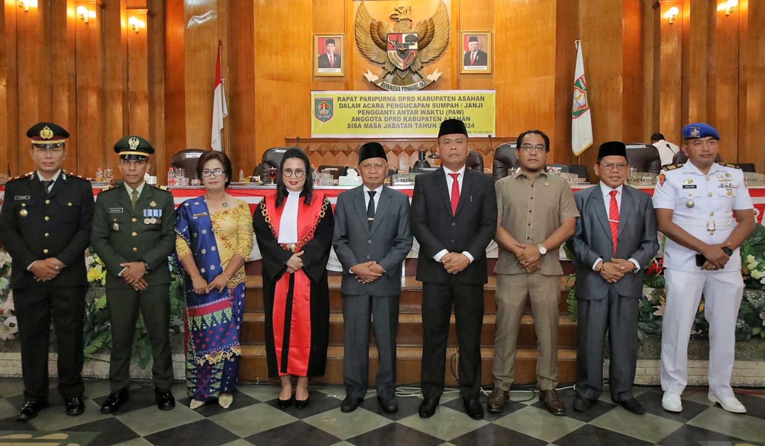 Bupati Asahan hadiri pelantikan PAW anggota DPRD