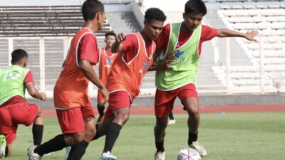 Pemain yang ikut seleksi Garuda Select. (pssi)