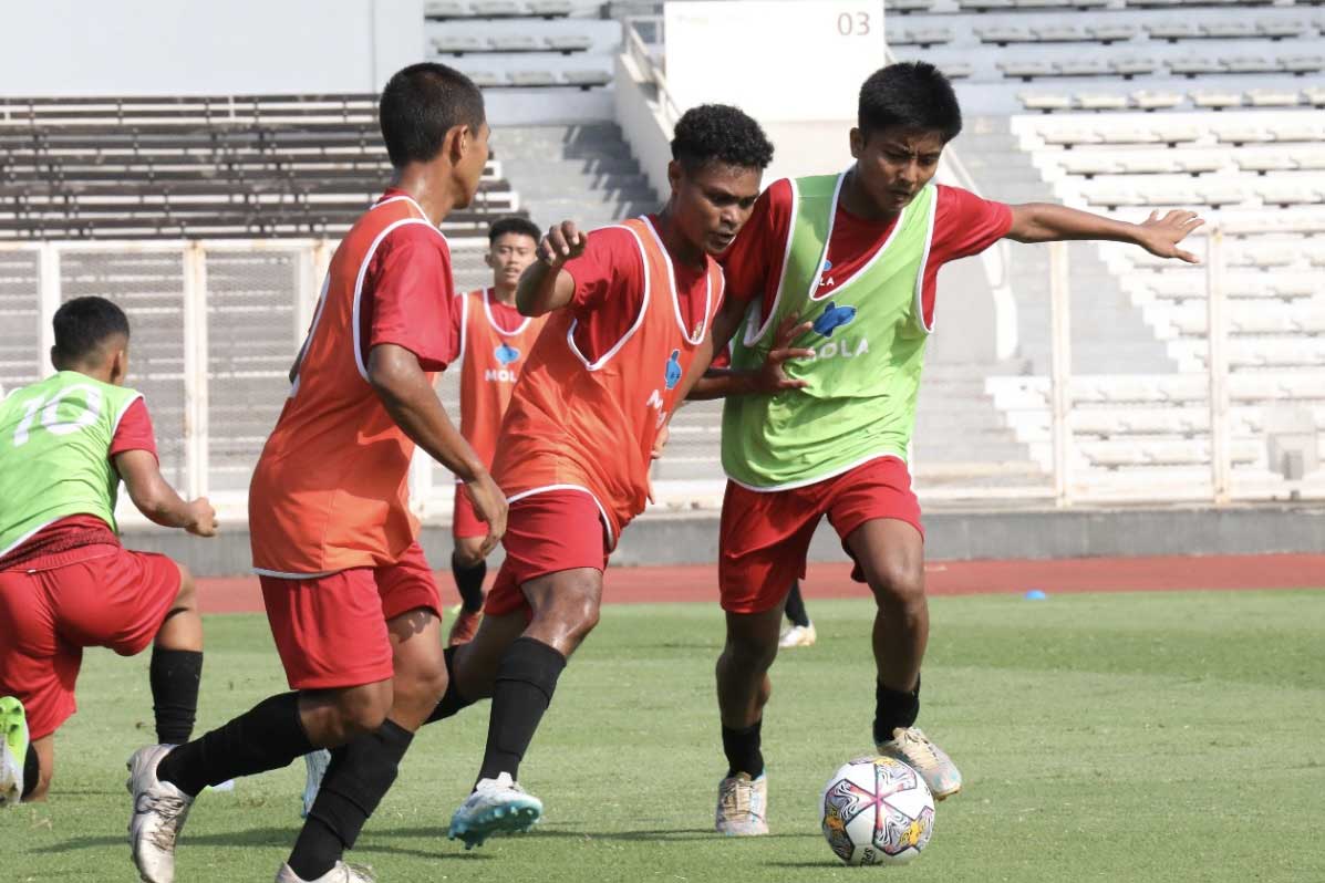 Pemain yang ikut seleksi Garuda Select. (pssi)