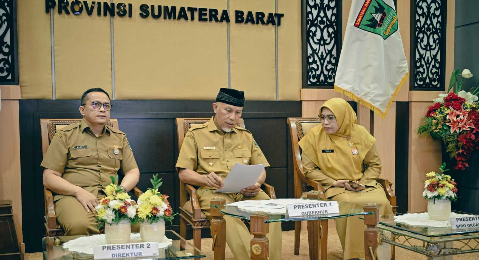 Gubernur beri pemaparan tentang inovasi Lilaku 4 GH