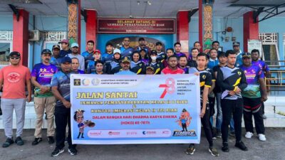 Foto bersama sebelum pelaksanaan jalan santai