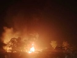 Lagi, Insiden Kebakaran Tempat Penyulingan Minyak di Musi Banyuasin