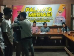 Polsek Pulau Punjung Fasilitasi Perdamaian Dua Pihak yang Bertikai