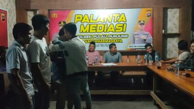 Polsek Pulau Punjung Fasilitasi Perdamaian Dua Pihak yang Bertikai