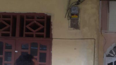 Meteran yang belum tersambung arus listrik