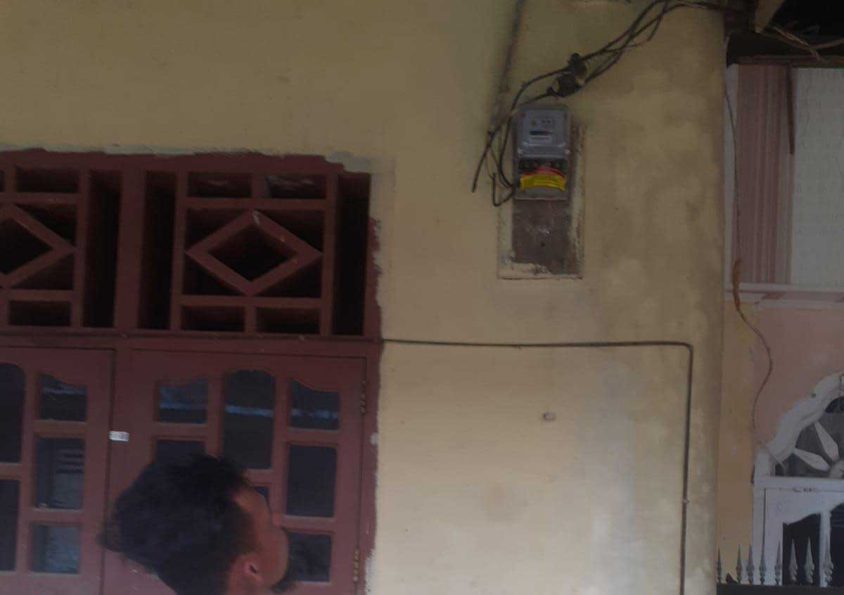 Meteran yang belum tersambung arus listrik