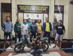 Diduga Curi Motor, Polsek Sungai Rumbai Amankan Warga Bungo
