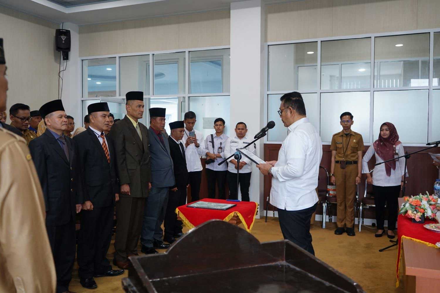 Bupati Solok lantik tujuh pejabat