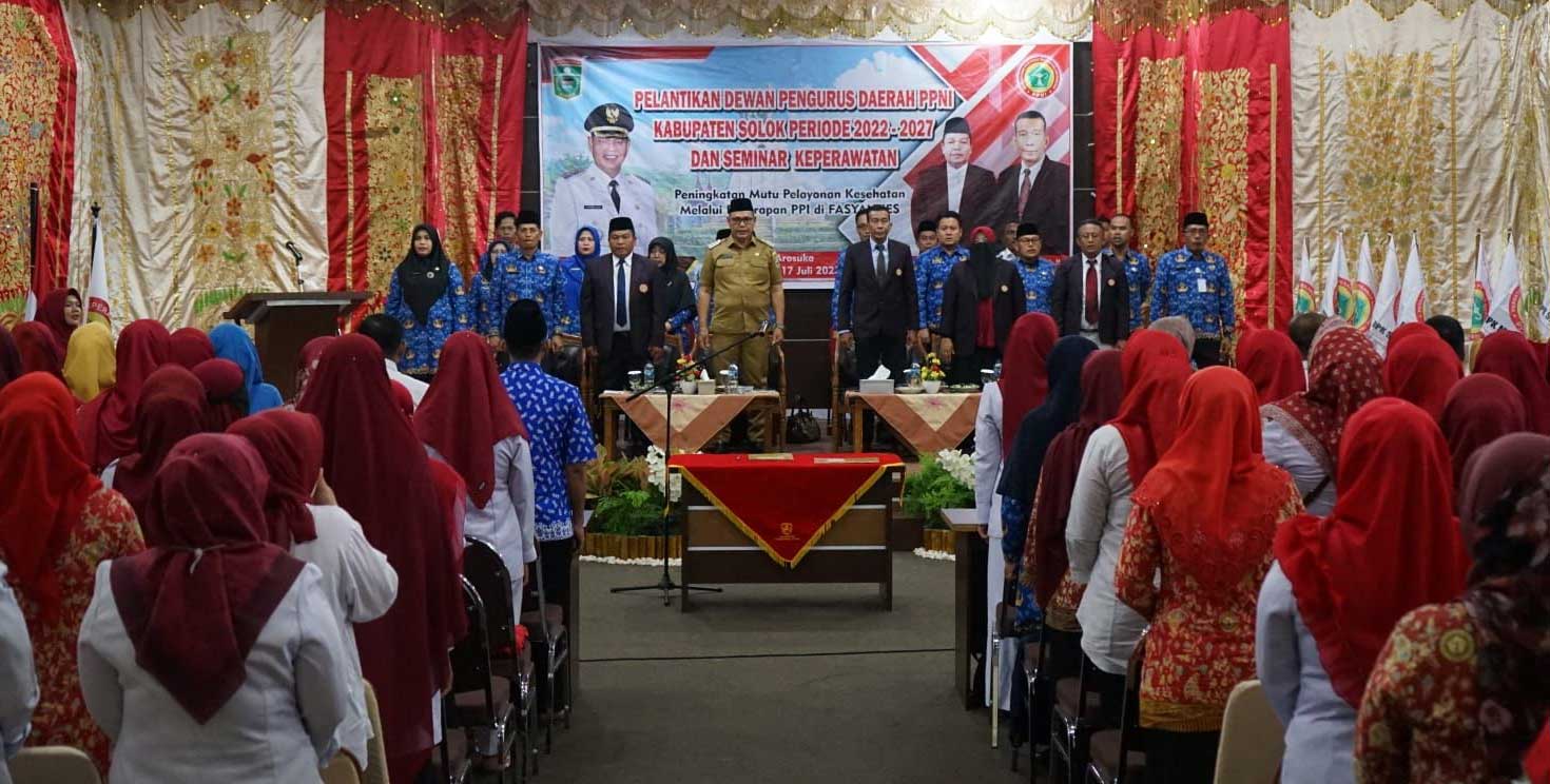 Pengurus PPNI Kabupaten Solok dilantik