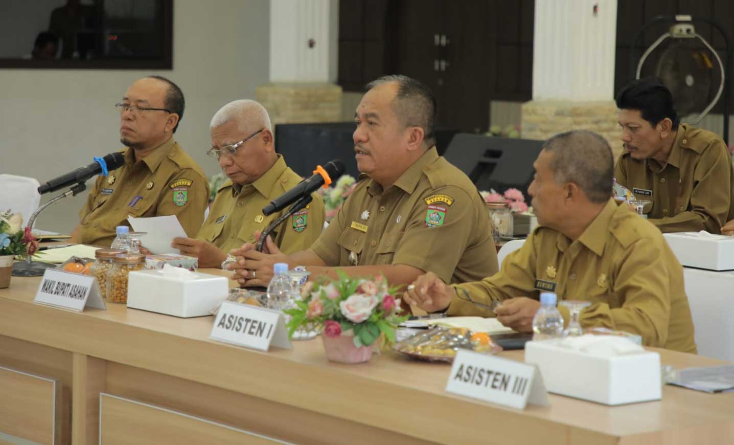 Wakil Bupati Asahan beri sambutan
