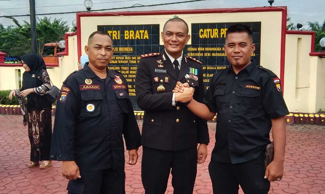 Foto bersama usai peringatan HUT Bhayangkara ke-77 di Polres Asahan