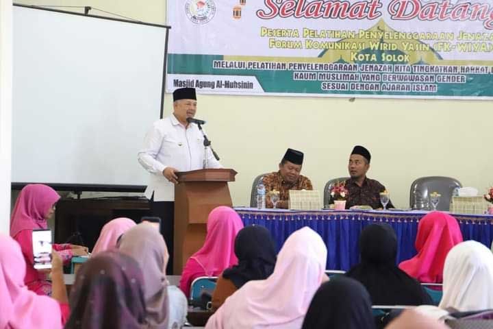 Wali Kota Solok, Elfian buka pelatihan penyelenggaraan jenazah