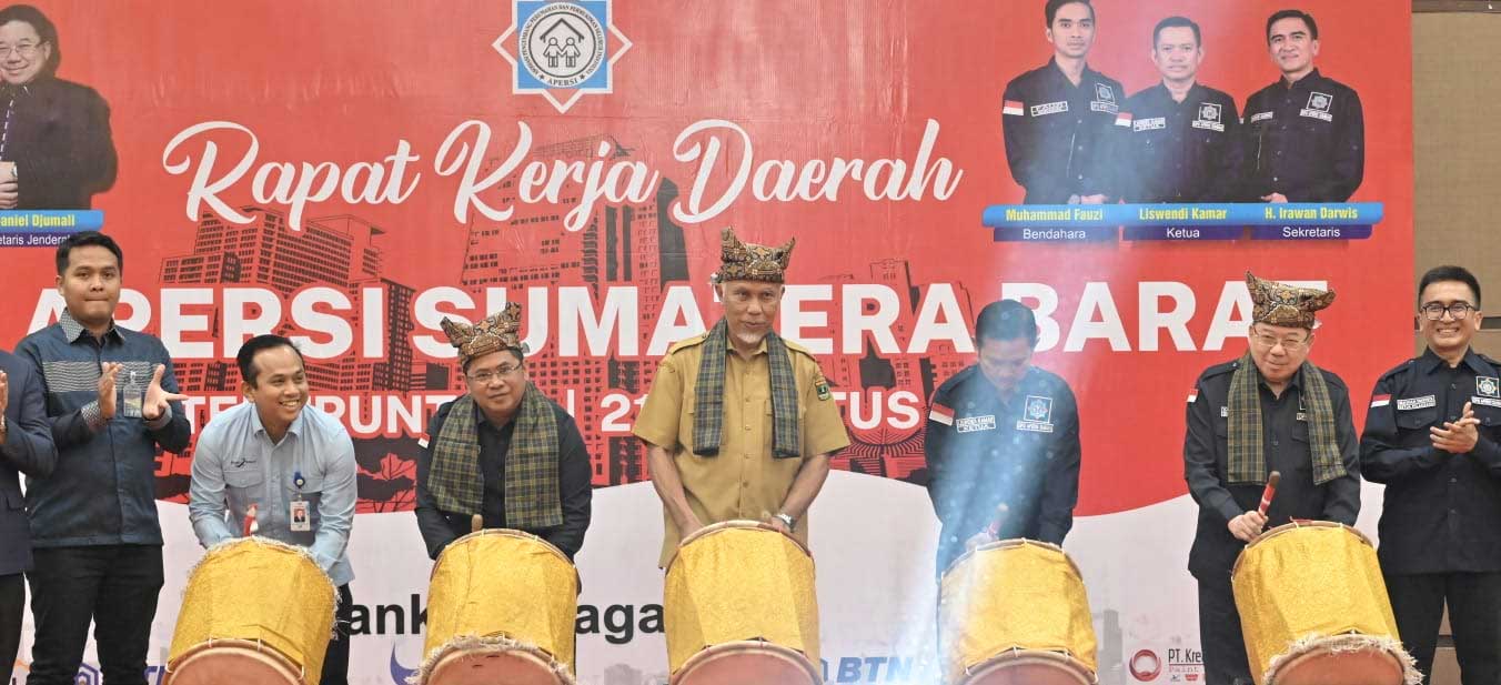 Gubernur Mahyeldi buka rapat kerja daerah Apersi Sumatera Barat