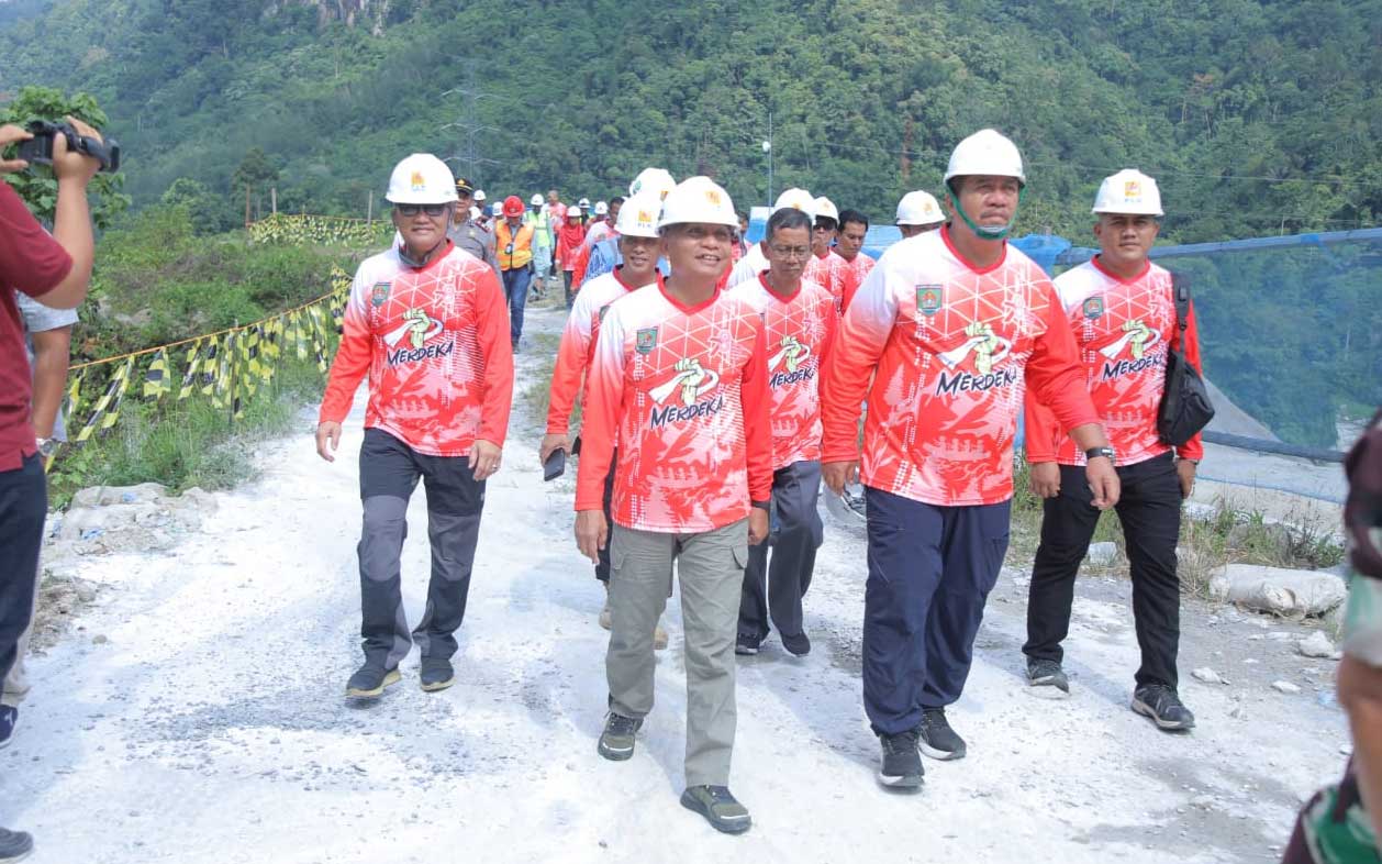 Bupati, wakil bupati beserta forkopimda kunjungi PLTA Asahan III