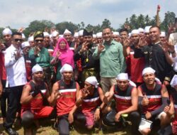 Bengkalis Pertama Kali Turunkan Tim di Pacu Jalur, Wakil Bupati Sampaikan Salam Takzim Bupati pada Atlet