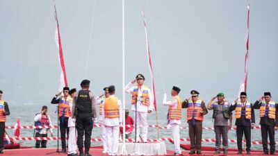 Peringatan detik-detik proklamasi di Dermaga Singkarak