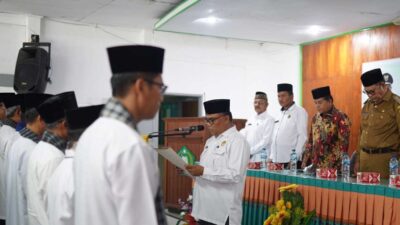 Pengurus Badan Kesejahteraan Masjid Kecamatan Dikukuhkan, Ini Pesan Bupati Solok