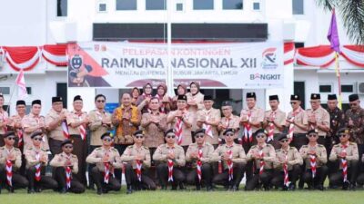 Kontingen Pramuka Dilepas ke Raimuna Nasional, Ini Pesan Wakil Wali Kota Solok