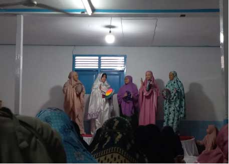 Generasi muda yang ikut pelatihan rebana