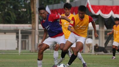Para pemain yang ikut seleksi yang diadakan PSSI. (pssi)