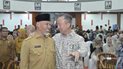 Gubernur Mahyeldi bersama Menteri Agus Gumiwang Kartasasmita