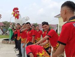 Batalyon Pelopor C Gembleng Petugas Lapas Dharmasraya