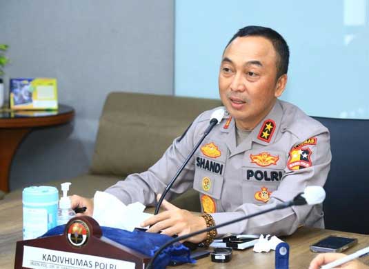 Kepala Divisi Humas Polri Irjen Sandi Nugroho