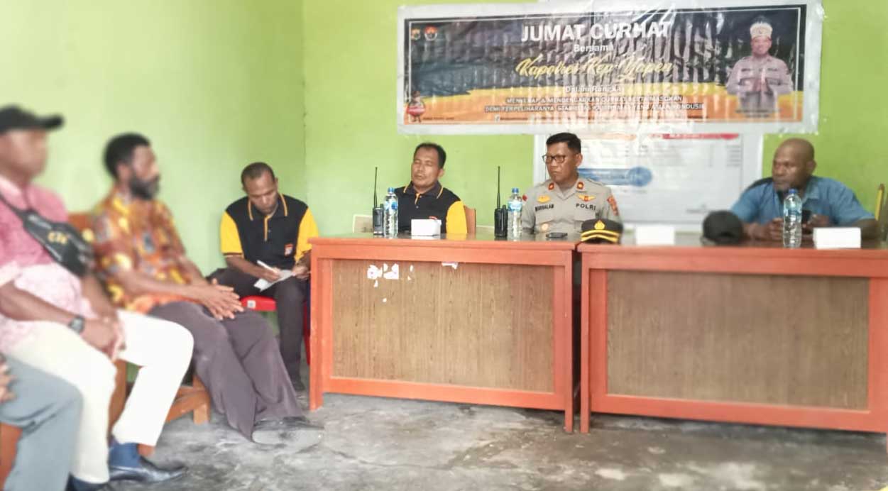 Jajaran Polres Yapen terima keluhkan warga