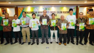 Para bakal calon rektor Unand miliki nomor urut.