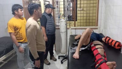 Lompat dari Lantai Tiga Hotel, Pengedar Sabu Patah Tulang