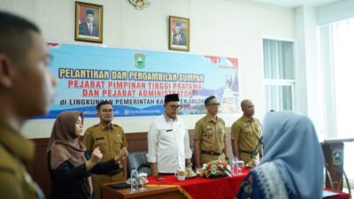 Bupati Epyardi Asda lantik pejabat di lingkungan Pemkab Solok