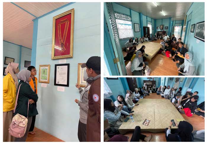 Kunjungan mahasiswa ke Museum Bagindo Aziz Chan