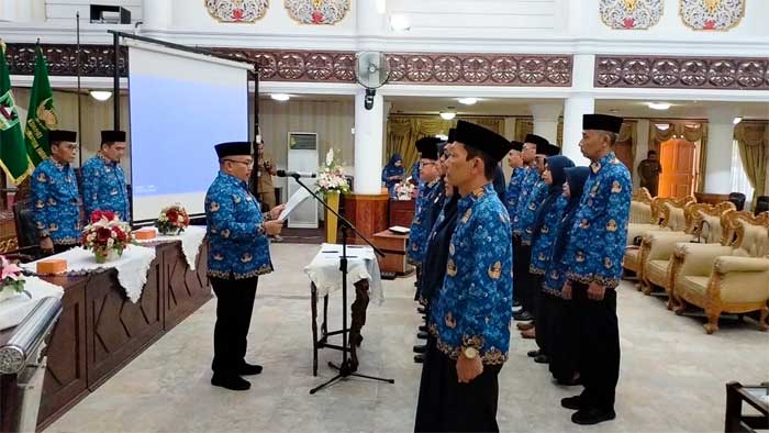 Ketua Korps Pegawai Republik Indonesia (Korpri) Sumbar, Hansastri lantik 160 Dewan Pengurus Korpri Unit Pemprov Sumbar
