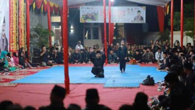 Wakil Wali Kota Solok buka kegiatan mangulipah guru silek di kantor Kerapatan Adat Nagari (KAN) Lubuk Sikarah, Sabtu (9/9/2023).