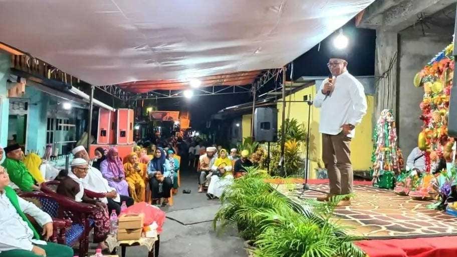 Calon anggota DPD, Abid Takalamingan beri sambutan